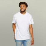unisex garment dyed t-shirt front view in premium ring-spun cotton